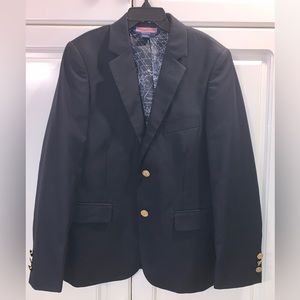 Boys size 10 Vineyard Vines wool navy blazer dress jacket